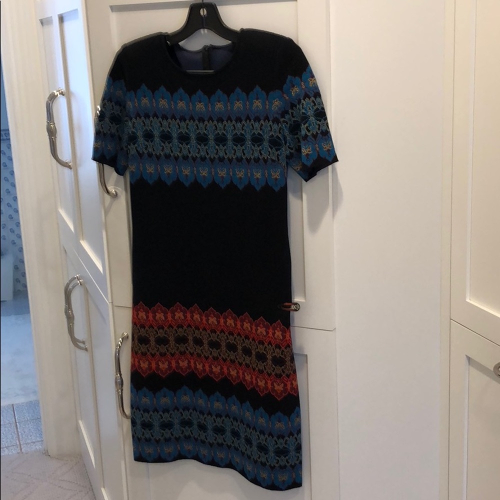 Beautiful Aztec design St John dress.